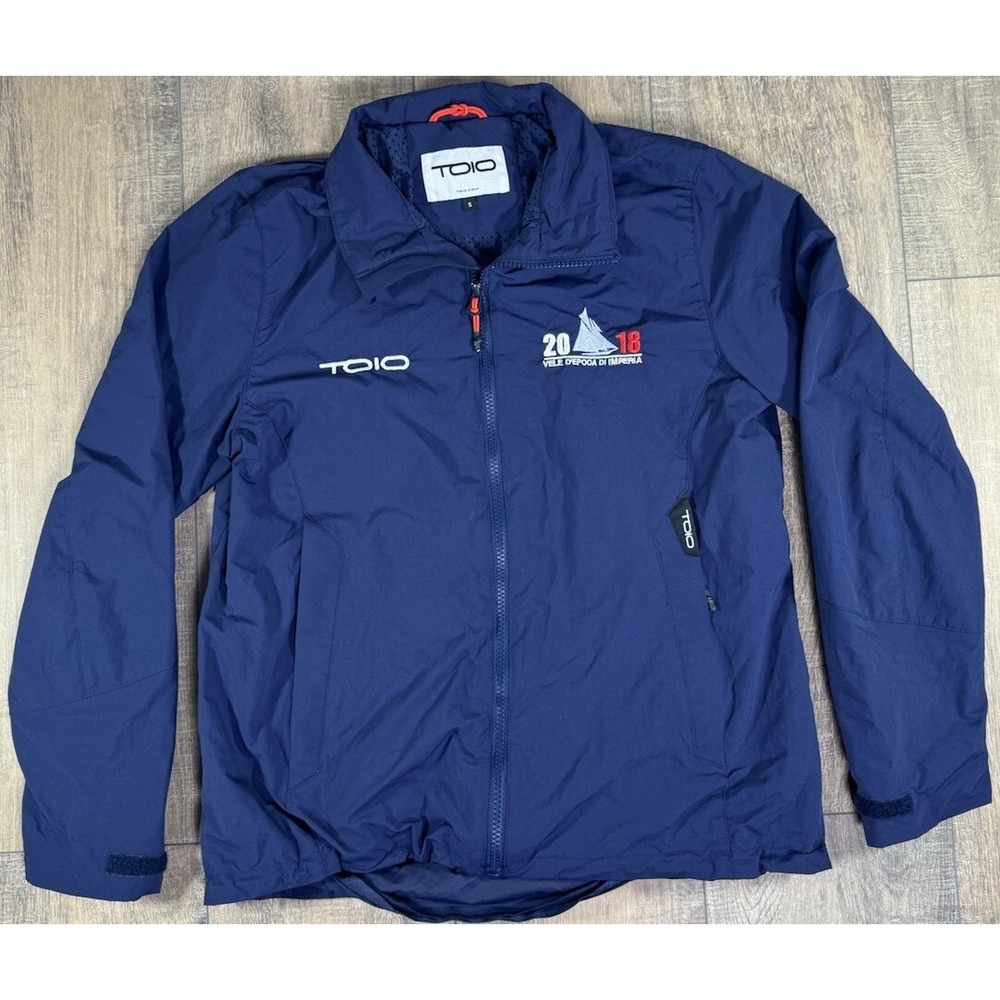 TOIO 2018 Vele D'epoca Di Imperia Sail 20ma Edizone CREW Zip Up Jacket Small VGC